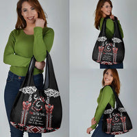 Aotearoa Toitu Te Tiriti-Maori Taniwha Grocery Bag Toitu Te Whenua Toitu Te Reo Maori