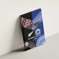 Personalised Aotearoa and Samoa Together Canvas Wall Art Tatau Art Tattoos-Taniko and Tukutuku with Maori Pattern