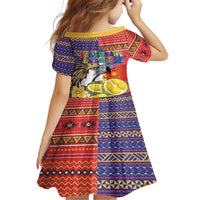 Philippines Kadayawan Family Matching Tank Maxi Dress and Hawaiian Shirt Filipino Eagle Durian with Polynesian and Igorots Pattern LT03 - Polynesian Pride