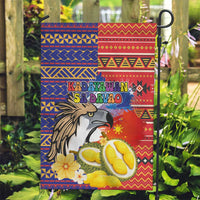 Philippines Kadayawan Garden Flag Filipino Eagle Durian with Polynesian and Igorots Pattern LT03 Garden Flag Red - Polynesian Pride