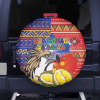 Philippines Kadayawan Spare Tire Cover Filipino Eagle Durian with Polynesian and Igorots Pattern LT03 - Polynesian Pride