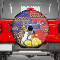 Philippines Kadayawan Spare Tire Cover Filipino Eagle Durian with Polynesian and Igorots Pattern LT03 - Polynesian Pride