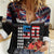 Hawaii Statehood Day Women Casual Shirt 50th state of the United States Kakau Tattoos and Hibiscus Grunge - Polynesian Pride