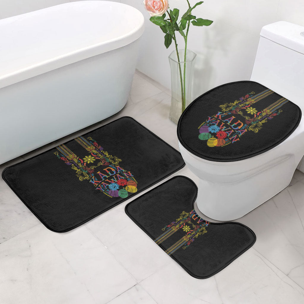 Philippines Kadayawan Festival Bathroom Set Polynesian Tribal Art Barong Style LT03 - Polynesian Pride