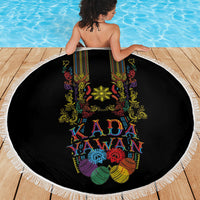 Philippines Kadayawan Festival Beach Blanket Polynesian Tribal Art Barong Style LT03 - Polynesian Pride