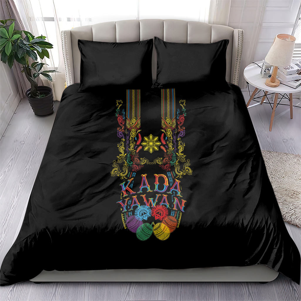 Philippines Kadayawan Festival Bedding Set Polynesian Tribal Art Barong Style LT03 - Polynesian Pride