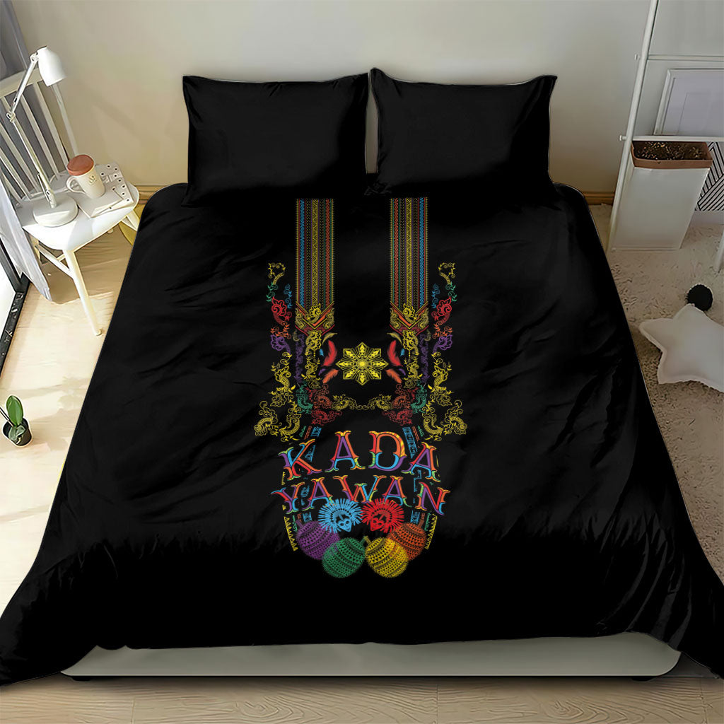 Philippines Kadayawan Festival Bedding Set Polynesian Tribal Art Barong Style LT03 - Polynesian Pride