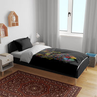 Philippines Kadayawan Festival Bedding Set Polynesian Tribal Art Barong Style LT03 - Polynesian Pride