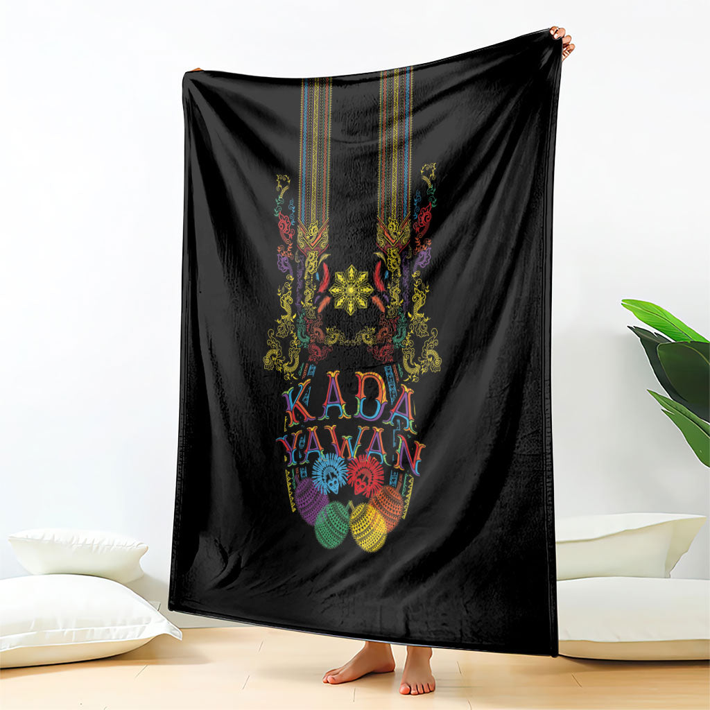 Philippines Kadayawan Festival Blanket Polynesian Tribal Art Barong Style LT03 - Polynesian Pride