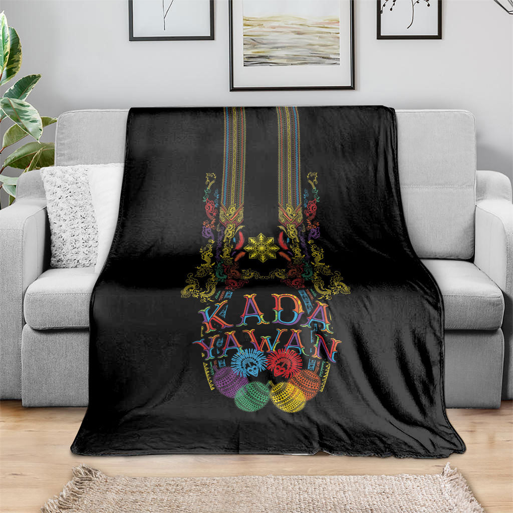 Philippines Kadayawan Festival Blanket Polynesian Tribal Art Barong Style LT03 - Polynesian Pride