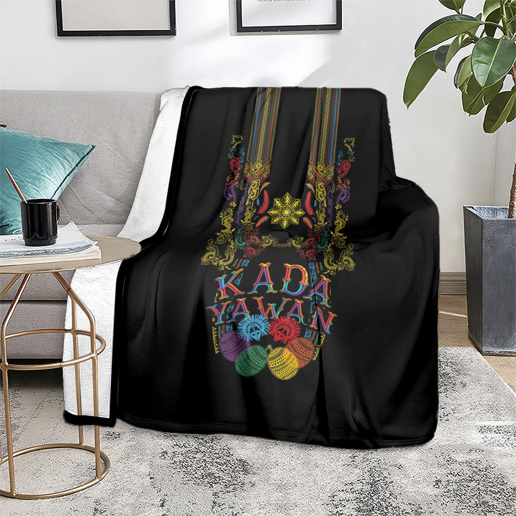 Philippines Kadayawan Festival Blanket Polynesian Tribal Art Barong Style LT03 - Polynesian Pride