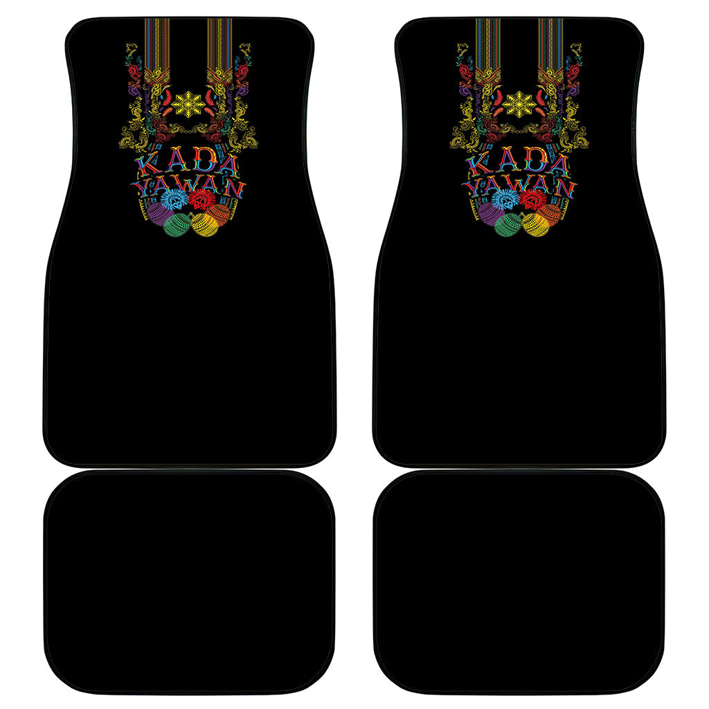 Philippines Kadayawan Festival Car Mats Polynesian Tribal Art Barong Style LT03 - Polynesian Pride