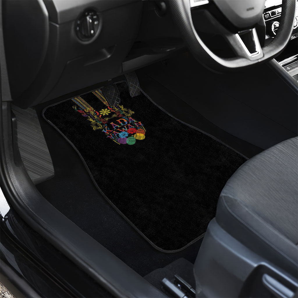 Philippines Kadayawan Festival Car Mats Polynesian Tribal Art Barong Style LT03 - Polynesian Pride