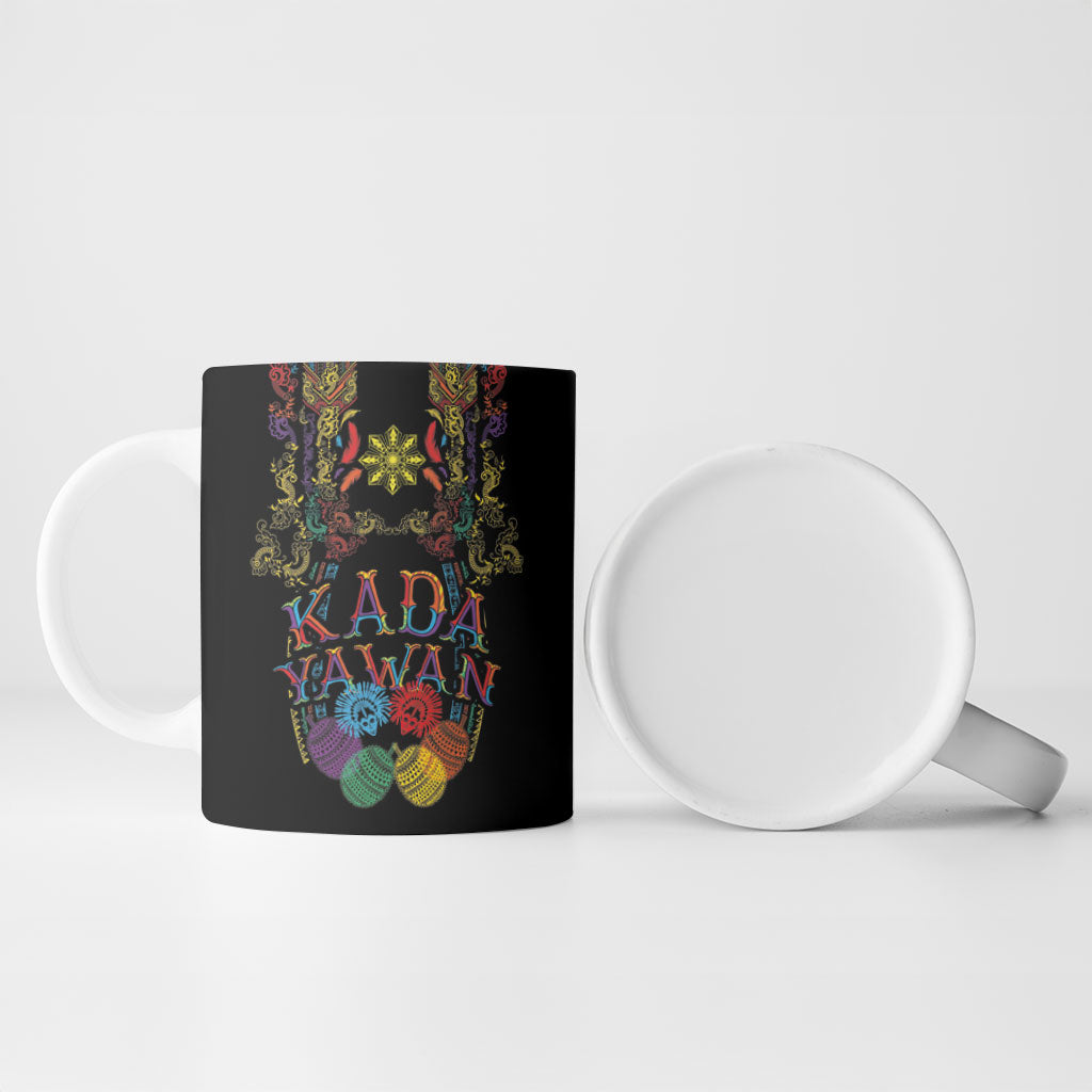 Philippines Kadayawan Festival Ceramic Mug Polynesian Tribal Art Barong Style LT03 - Polynesian Pride