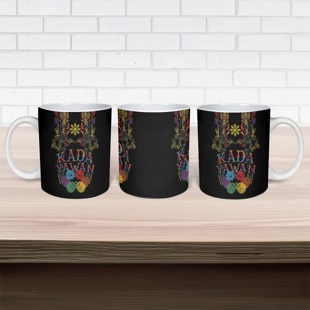 Philippines Kadayawan Festival Ceramic Mug Polynesian Tribal Art Barong Style LT03 - Polynesian Pride