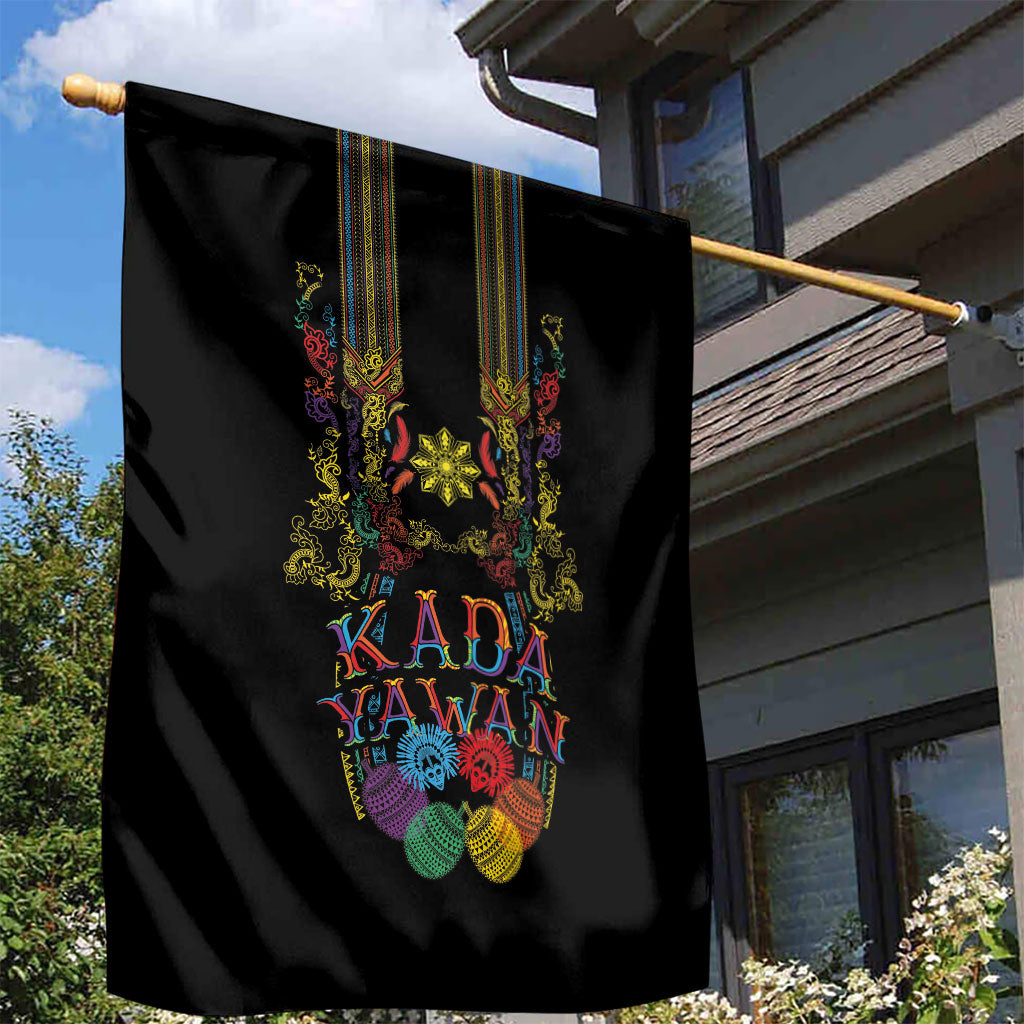 Philippines Kadayawan Festival Garden Flag Polynesian Tribal Art Barong Style LT03 - Polynesian Pride