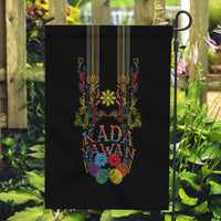 Philippines Kadayawan Festival Garden Flag Polynesian Tribal Art Barong Style LT03 Garden Flag Black - Polynesian Pride