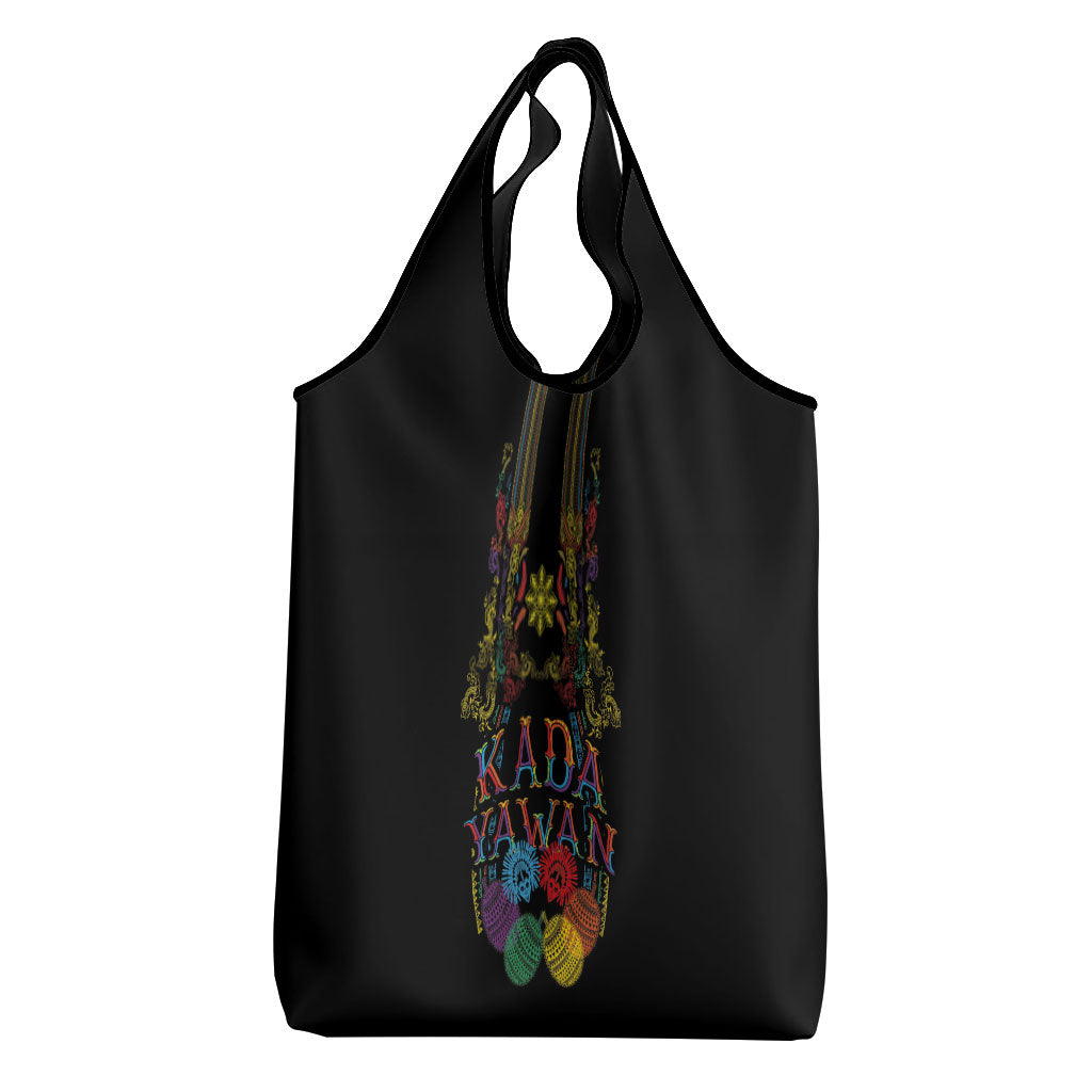 Philippines Kadayawan Festival Grocery Bag Polynesian Tribal Art Barong Style LT03 - Polynesian Pride