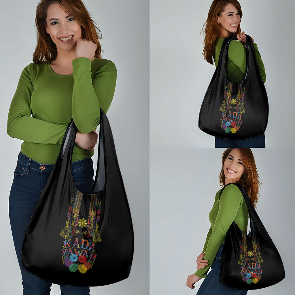 Philippines Kadayawan Festival Grocery Bag Polynesian Tribal Art Barong Style LT03 - Polynesian Pride