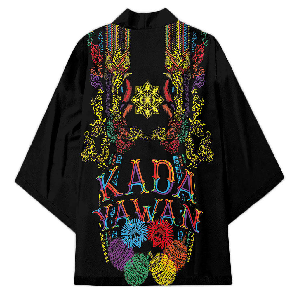 Philippines Kadayawan Festival Kimono Polynesian Tribal Art Barong Style LT03 - Polynesian Pride