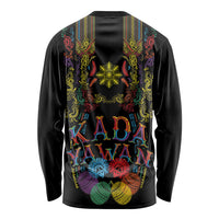 Philippines Kadayawan Festival Long Sleeve Shirt Polynesian Tribal Art Barong Style LT03 - Polynesian Pride