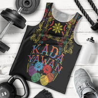 Philippines Kadayawan Festival Men Tank Top Polynesian Tribal Art Barong Style LT03 - Polynesian Pride