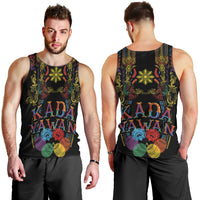 Philippines Kadayawan Festival Men Tank Top Polynesian Tribal Art Barong Style LT03 - Polynesian Pride