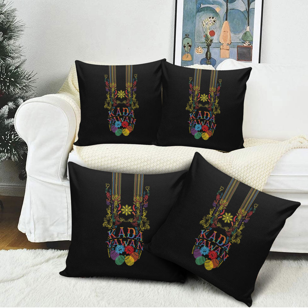 Philippines Kadayawan Festival Pillow Cover Polynesian Tribal Art Barong Style LT03 - Polynesian Pride