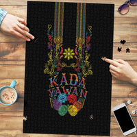 Philippines Kadayawan Festival Puzzle Polynesian Tribal Art Barong Style LT03 Black - Polynesian Pride