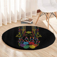 Philippines Kadayawan Festival Round Carpet Polynesian Tribal Art Barong Style LT03 - Polynesian Pride