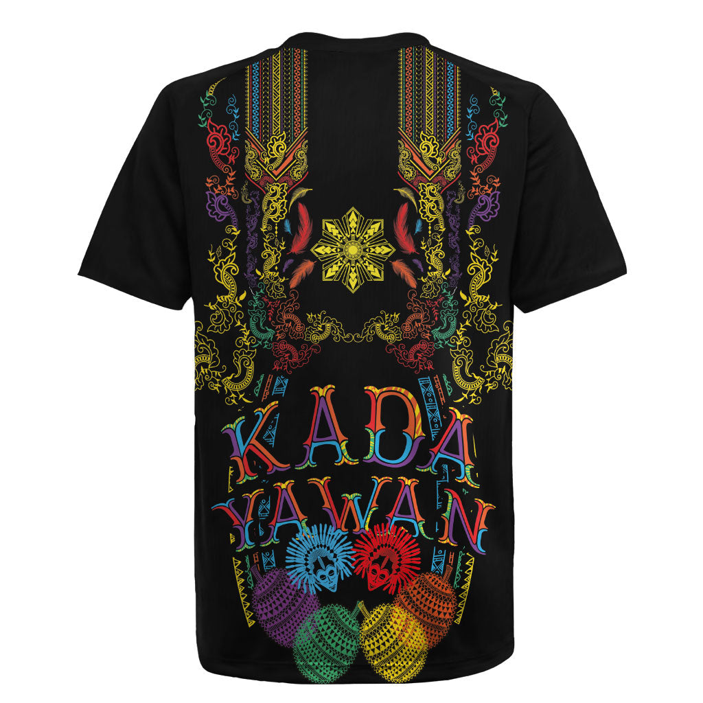 Philippines Kadayawan Festival Rugby Jersey Polynesian Tribal Art Barong Style LT03 - Polynesian Pride