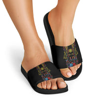 Philippines Kadayawan Festival Slide Sandals Polynesian Tribal Art Barong Style LT03 - Polynesian Pride