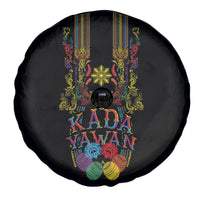 Philippines Kadayawan Festival Spare Tire Cover Polynesian Tribal Art Barong Style LT03 - Polynesian Pride