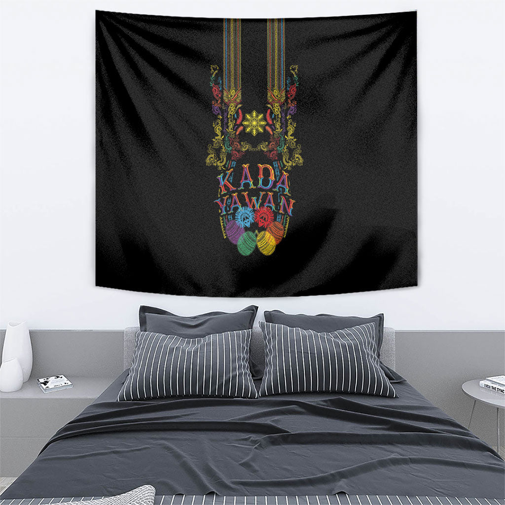 Philippines Kadayawan Festival Tapestry Polynesian Tribal Art Barong Style LT03 - Polynesian Pride