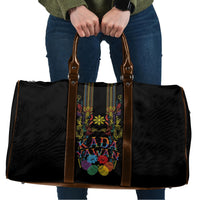 Philippines Kadayawan Festival Travel Bag Polynesian Tribal Art Barong Style LT03 Black - Polynesian Pride