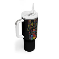 Philippines Kadayawan Festival Tumbler With Handle Polynesian Tribal Art Barong Style LT03 - Polynesian Pride