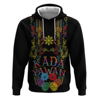 Philippines Kadayawan Festival Zip Hoodie Polynesian Tribal Art Barong Style LT03 Pullover Hoodie Black - Polynesian Pride