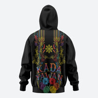 Philippines Kadayawan Festival Zip Hoodie Polynesian Tribal Art Barong Style LT03 - Polynesian Pride