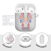 Philippines Barong Style AirPods Case Polynesian Kakau Art Tattoos with Tribal Filipino Sun LT03 - Polynesian Pride