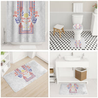Philippines Barong Style Bathroom Set Polynesian Kakau Art Tattoos with Tribal Filipino Sun LT03 - Polynesian Pride