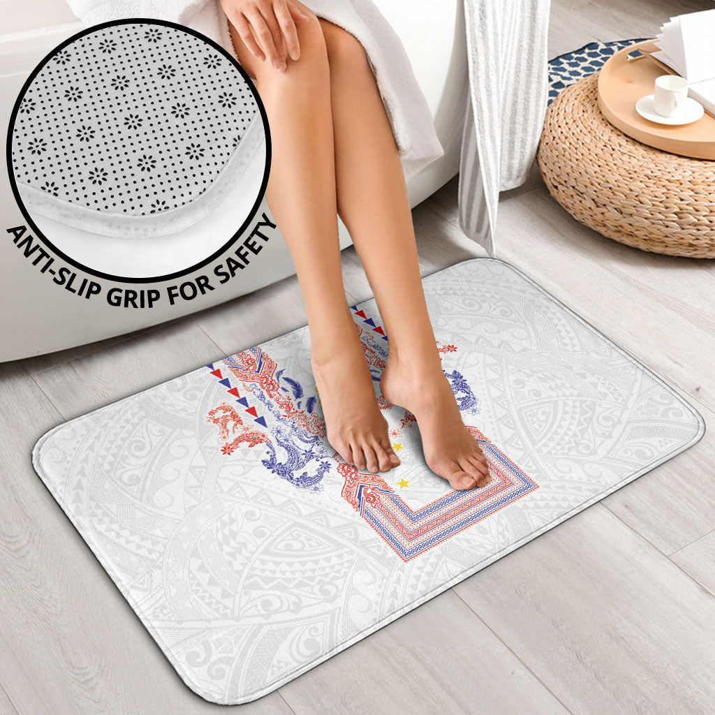 Philippines Barong Style Bathroom Set Polynesian Kakau Art Tattoos with Tribal Filipino Sun LT03 - Polynesian Pride