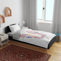 Philippines Barong Style Bedding Set Polynesian Kakau Art Tattoos with Tribal Filipino Sun LT03 - Polynesian Pride