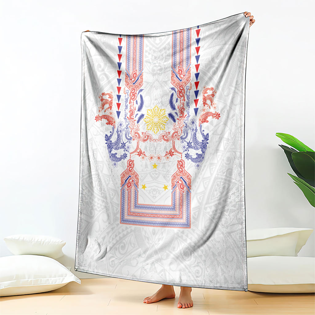 Philippines Barong Style Blanket Polynesian Kakau Art Tattoos with Tribal Filipino Sun LT03 - Polynesian Pride