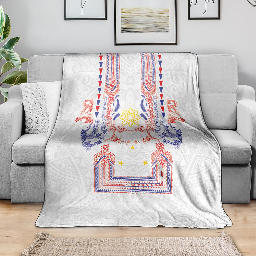 Philippines Barong Style Blanket Polynesian Kakau Art Tattoos with Tribal Filipino Sun LT03 - Polynesian Pride