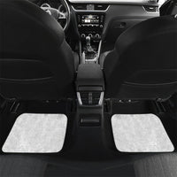 Philippines Barong Style Car Mats Polynesian Kakau Art Tattoos with Tribal Filipino Sun LT03 Set 2pcs - Back White - Polynesian Pride