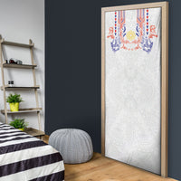 Philippines Barong Style Door Cover Polynesian Kakau Art Tattoos with Tribal Filipino Sun LT03 - Polynesian Pride