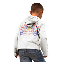 Philippines Barong Style Kid Hoodie Polynesian Kakau Art Tattoos with Tribal Filipino Sun LT03 - Polynesian Pride