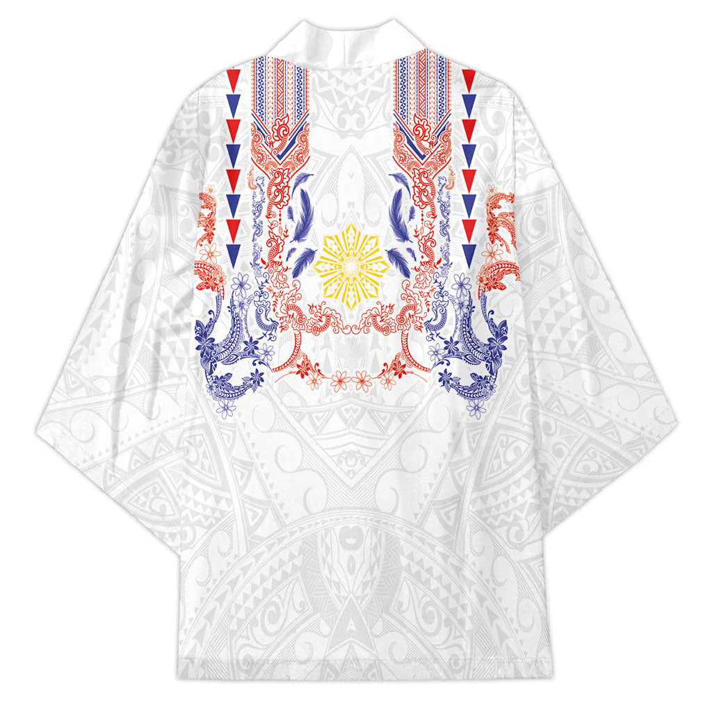 Philippines Barong Style Kimono Polynesian Kakau Art Tattoos with Tribal Filipino Sun LT03 - Polynesian Pride