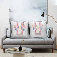 Philippines Barong Style Pillow Cover Polynesian Kakau Art Tattoos with Tribal Filipino Sun LT03 - Polynesian Pride