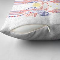Philippines Barong Style Pillow Cover Polynesian Kakau Art Tattoos with Tribal Filipino Sun LT03 - Polynesian Pride